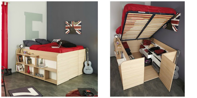 My New Bed Wishlist | Morgan's Milieu: A bed with hidden storage - neat!