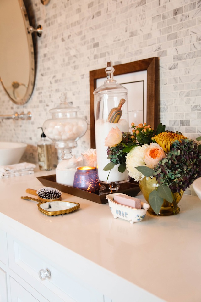 vintage pretty eclectic bathroom necessities