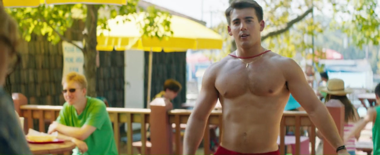 John DeLuca shirtless in Staten Island Summer.