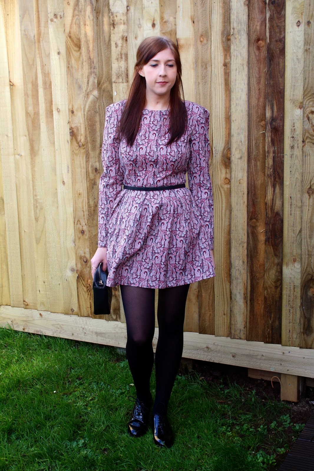 asseenonme, asos, primark, paisley, fbloggers, fashion, fashionbloggers, wiw, whatimwearing, ootd, outfitoftheday, lotd, lookoftheday, primarkdress, paisleydress, brogues, partylook