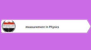 measurement In Physics measurement In Physics