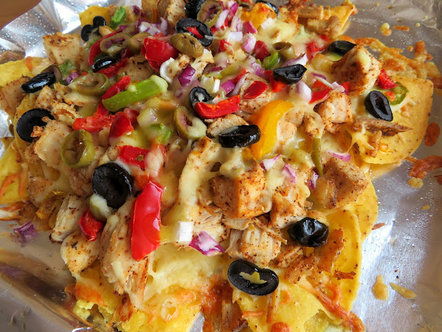 Easy Sheet Pan Chicken Nachos for Two
