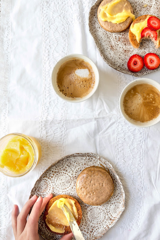 Milk and Honey: Cinnamon Buckwheat Crumpets with Orange Curd and ...