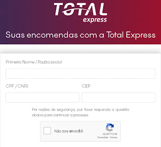 Rastreamento - Total Express