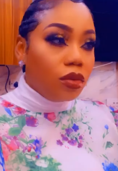 Toyin Lawani cries out after finding her bra with a house maid