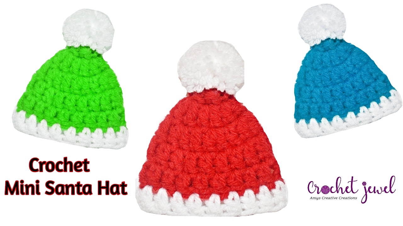 Amy s Crochet Creative Creations How To Crochet A Mini Santa Hat amy-s-crochet-creative-creations-how-to-crochet-a-mini-santa-hat