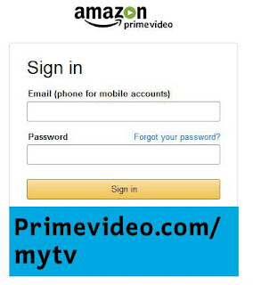 how do i activate register on amazon prime video via amazon com mytv