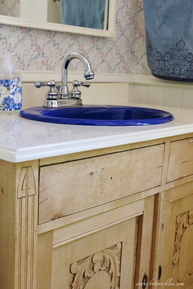 Botanic Bleu Bathroom Budget Wise Cultured Marble Countertop