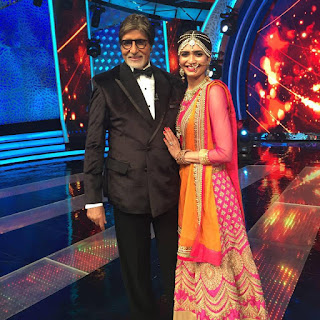 Karishma Tanna and Amitabh Bachchan