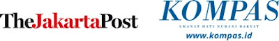 Logo The Jakarta Post dan Kompas