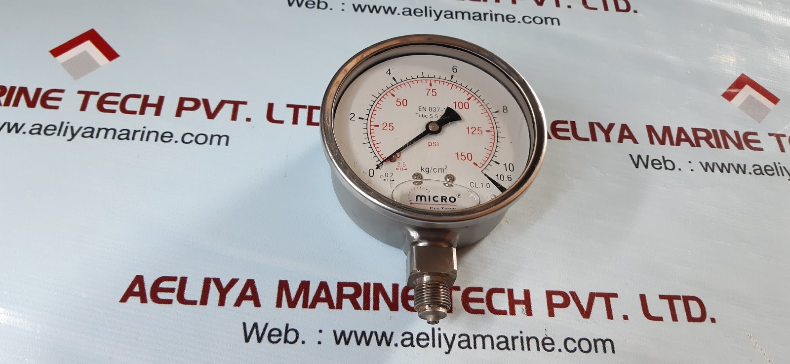 MICRO EN 8371 PRESSURE GAUGE Aeliya Marine