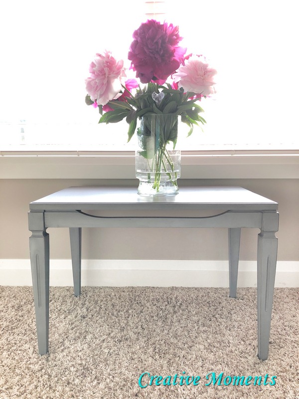 Vintage Side Tables in Shades of Grey