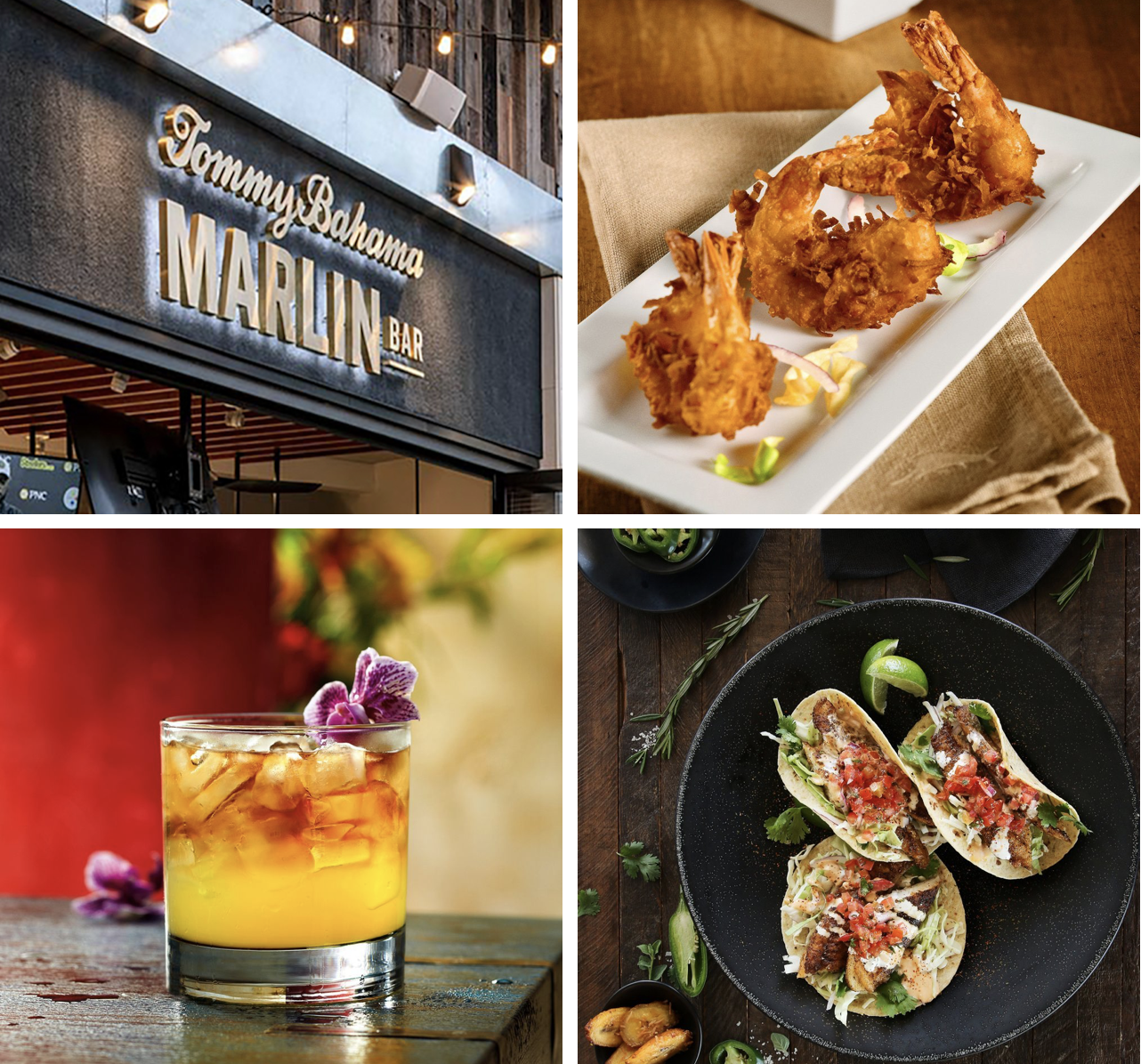 tommy bahama marlin bar menu