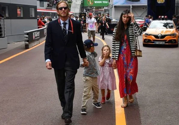 Princess Charlene, Prince Carl Philip, Beatrice Borromeo, Pierre Casiraghi, Andrea Casiraghi, Tatiana Casiraghi in Saloni