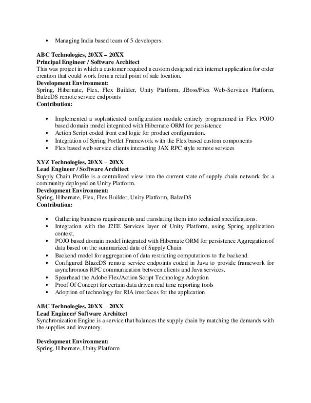lead software architect job description lead software architect job description
