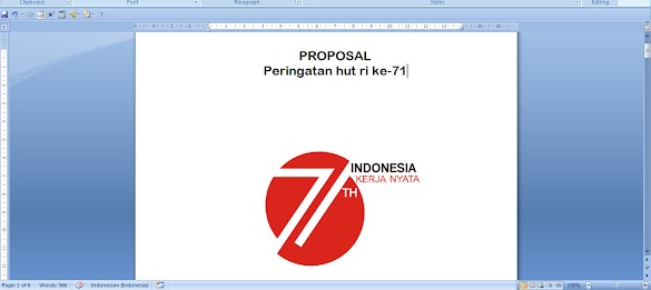 Proposal 17 Agustus Hut Ke 71 (Hari Ulang Tahun