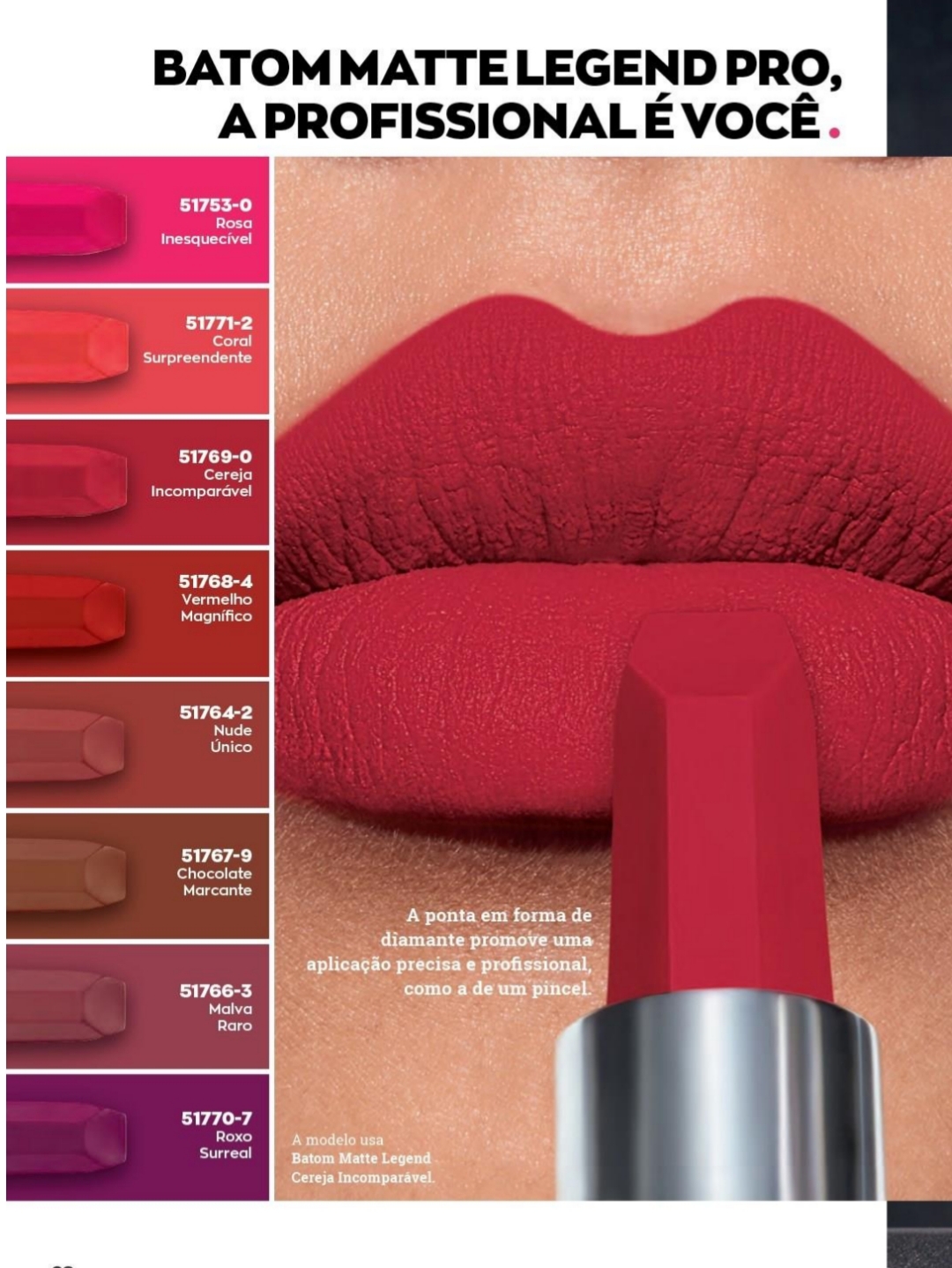 Batom Matte Legend Avon