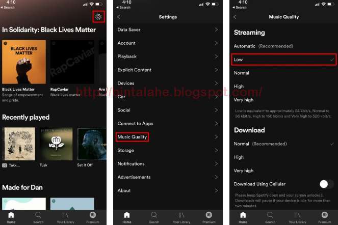 Cara Mengurangi Penggunaan Data Seluler Saat Streaming Musik Ninna Wiends