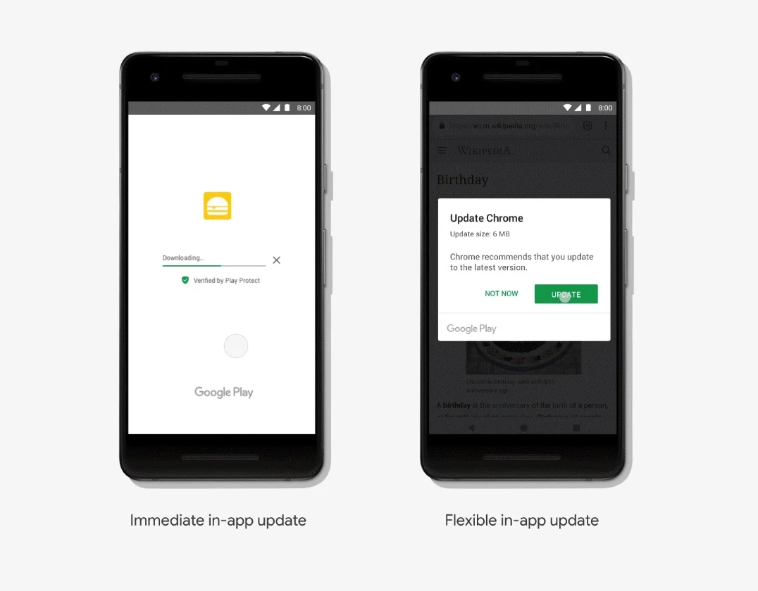 Google introduces In-app Updates API that allows Android apps to update while you're using them