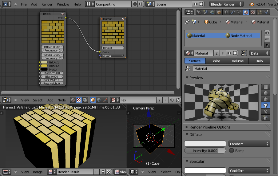 Gooey median Mirakuløs Blender Sushi: BASIC / Node Editor 101