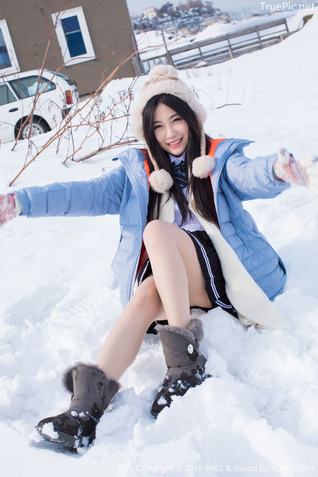Image-IMISS-Vol.262-Sabrina model–Xu-Nuo-许诺-Sparkling-White-Snow-TruePic.net- Picture-15