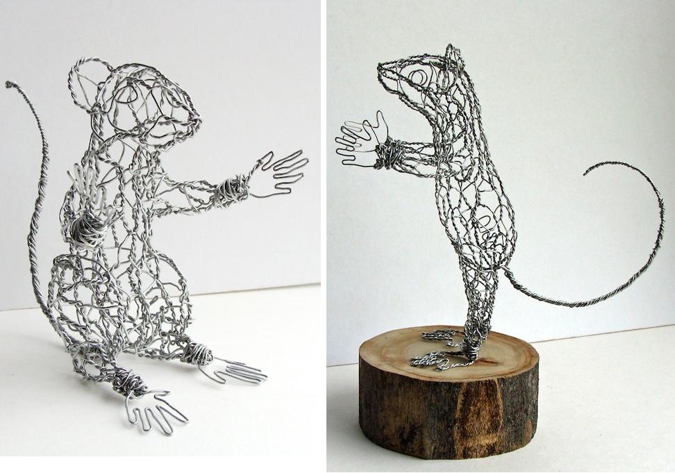 Simply Creative: Wire Sculpture by Ruth Jensen