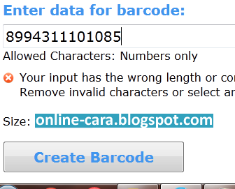 Cara Membuat Barcode Secara Online Cara Membuat Barcode Secara Online