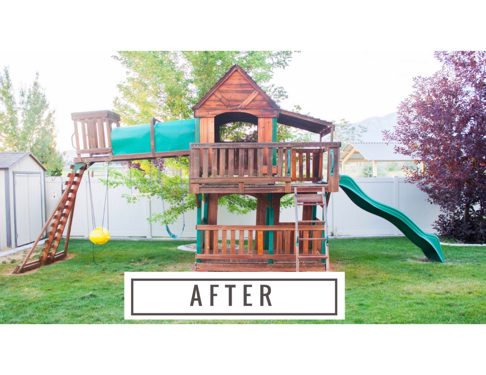 do it yourself divas How to Refinish an Old Swing Set