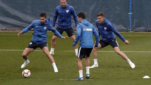 Málaga, hoy entrenamiento y rueda de prensa de Víctor Sánchez