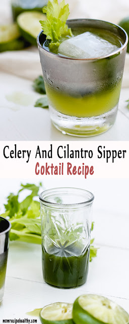 Celery And Cilantro Sipper