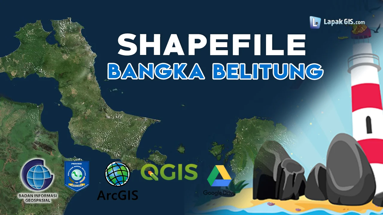 Shapefile Provinsi Bangka Belitung Terbaru