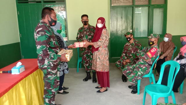 Danramil Mondokan  Lepas Anggota Purna Tugas