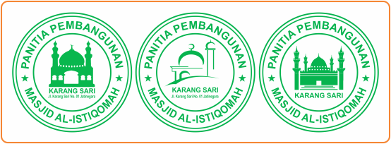 Contoh Stempel Pembagunan Masjid | Contoh Stempel Panita RT | Contoh