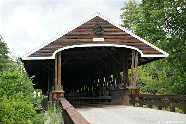 Puente Cubierto Rowell’s Bridge en New Hampshire