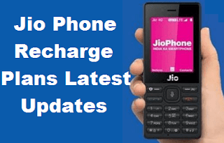 Jio Phone Recharge Plans & Packs