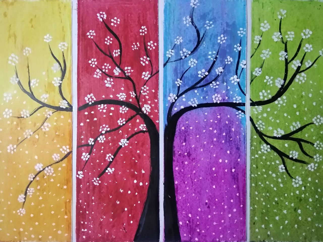 50 Beautiful Tree Painting Ideas For Inspiration