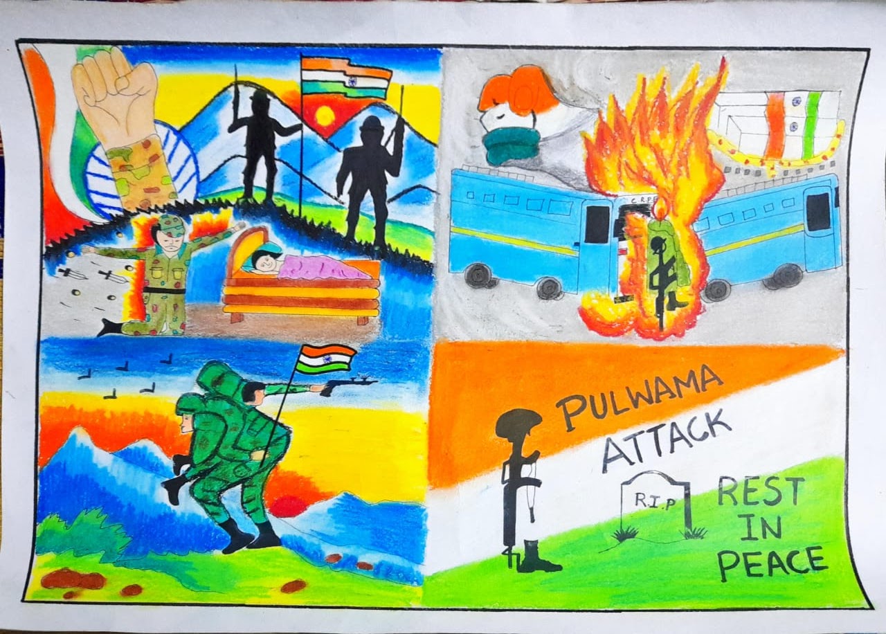 Discover 135+ pulwama attack drawing