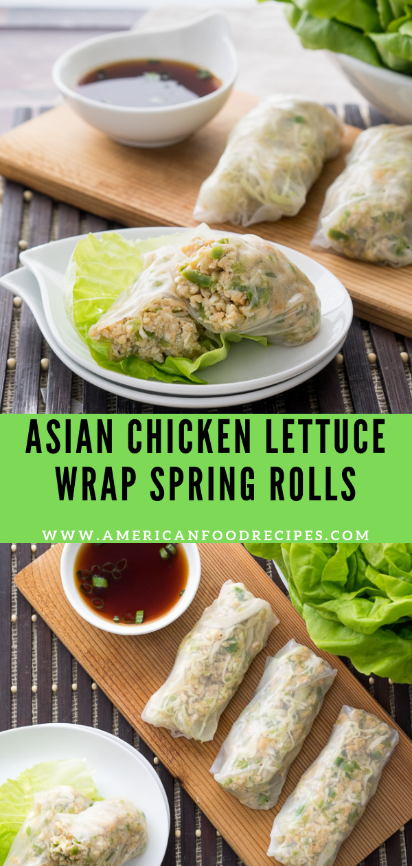 Asian Chicken Lettuce Wrap Spring Rolls Recipe By Mom