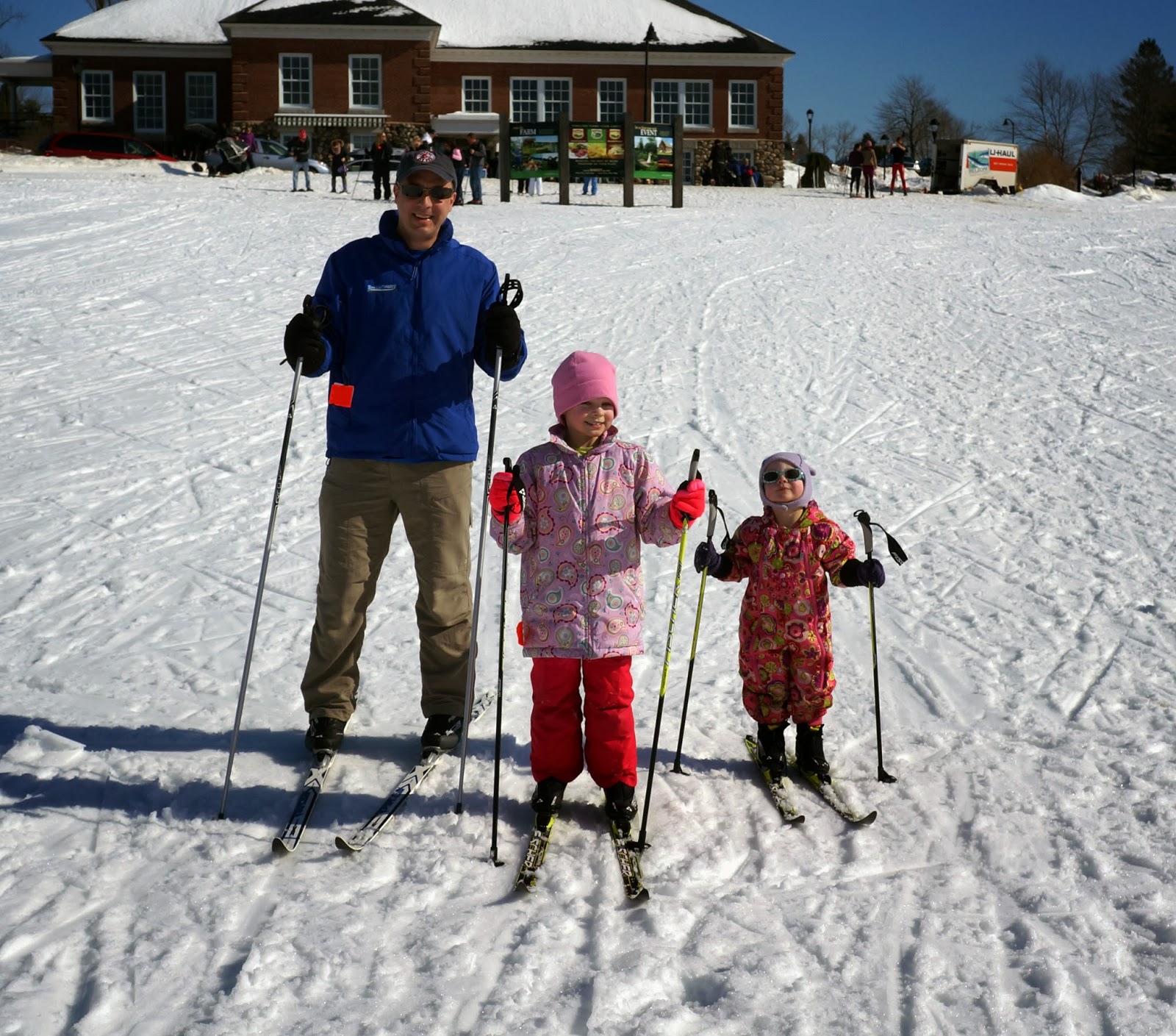 The Little Legers Cross Country Skiing at Pineland Farms