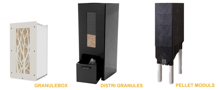 GranuleBox, Des meubles à granule de bois qui ne ressemblent pas a un  simple seau.