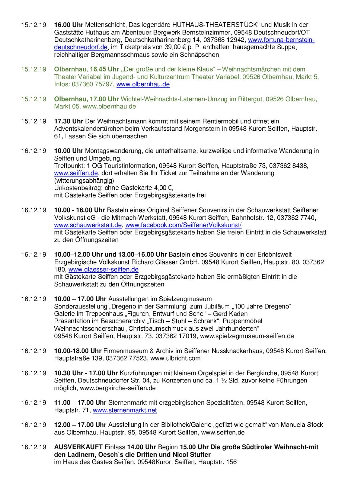 Kirche Adorf Erzgebirge 2019