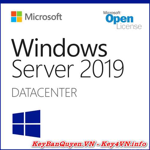 Mua bán key bản quyền Windows Server 2019 Datacenter.