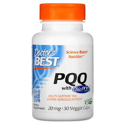 Doctor's Best, PQQ с BioPQQ, 20 мг, 30 вегетарианских капсул