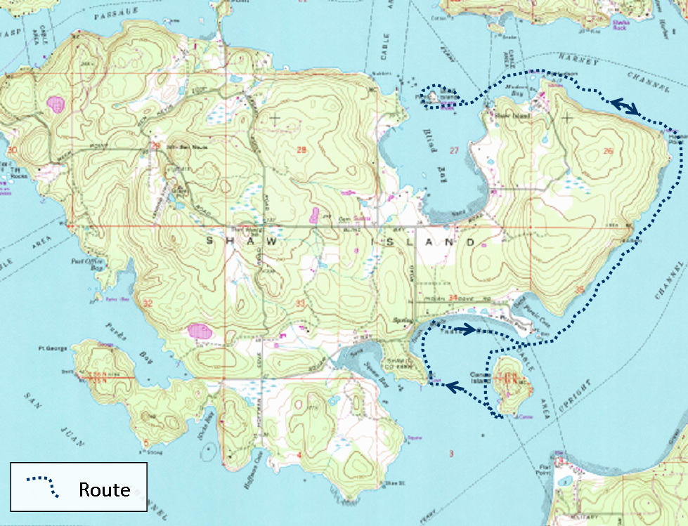 a wilderness journal Shaw Island