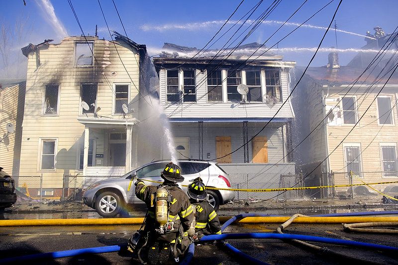 MEC&F Expert Engineers Several homes damaged by fire in Paterson, New Jersey; fire started in