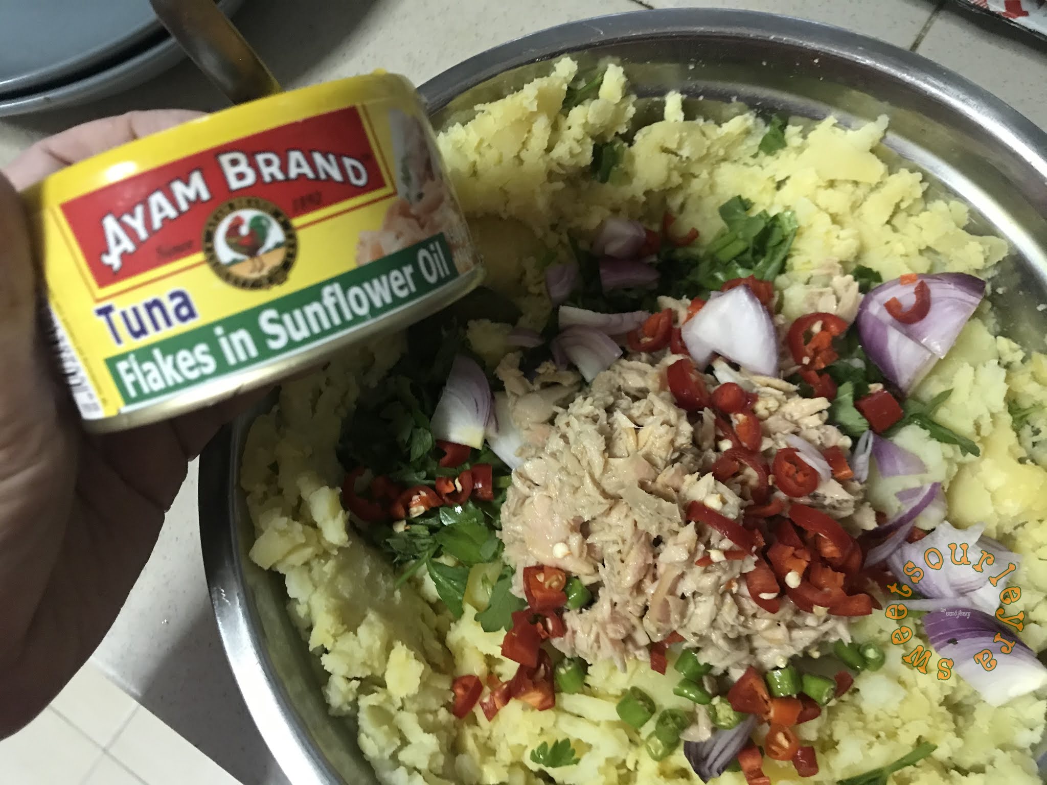 Begedil Tuna Ayam Brand Sedap Dan Mudah