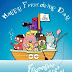 Happy Friendship Day Funny Cartoon Greeting Card