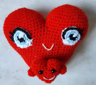 PATRON GRATIS CORAZON AMIGURUMI 48311 ❤️