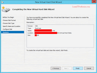 add virtual hard disk in hyperv on windows server