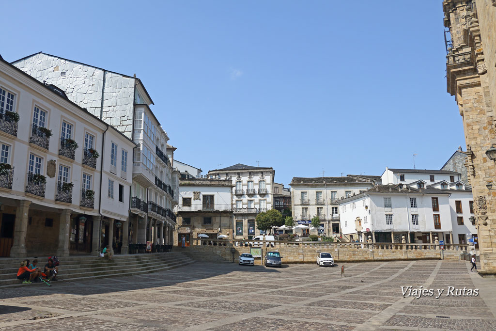 Plaza de la catedral de Mondoñedo